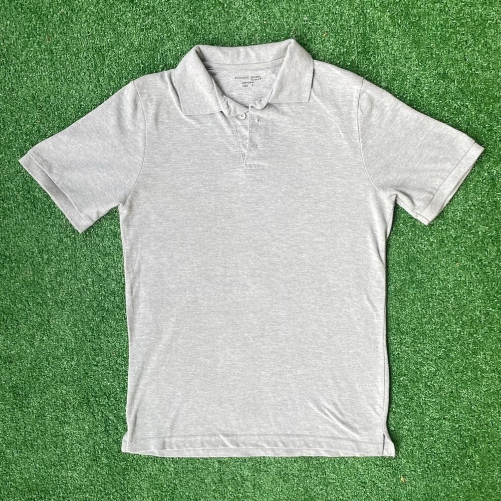 Classic Grey Men's Polo Shirt - Lightweight Everyday Tee